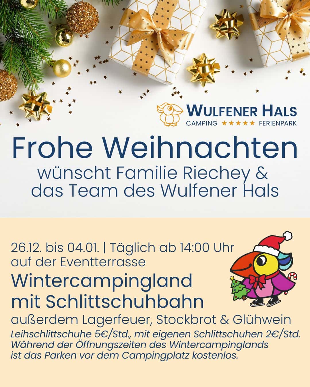 Instagram-Beitrag von Camping & Ferienpark Wulfener Hals