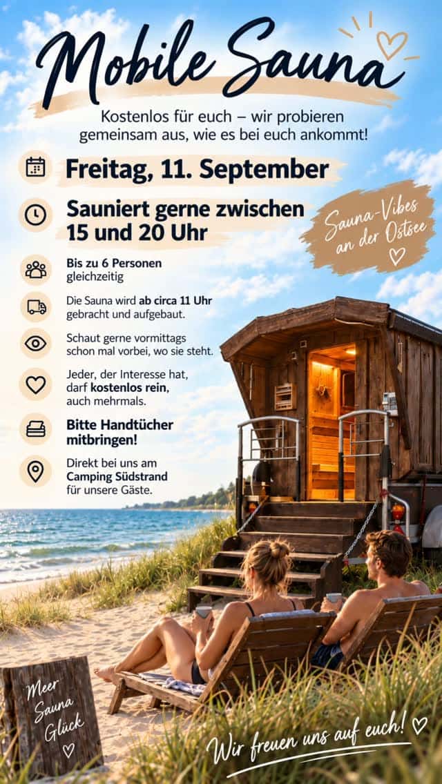 Instagram-Beitrag von Camping Südstrand