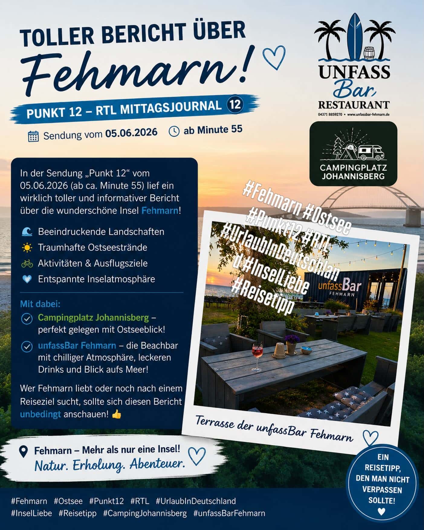 Instagram-Beitrag von Camping- & Wohnmobilplatz Johannisberg
