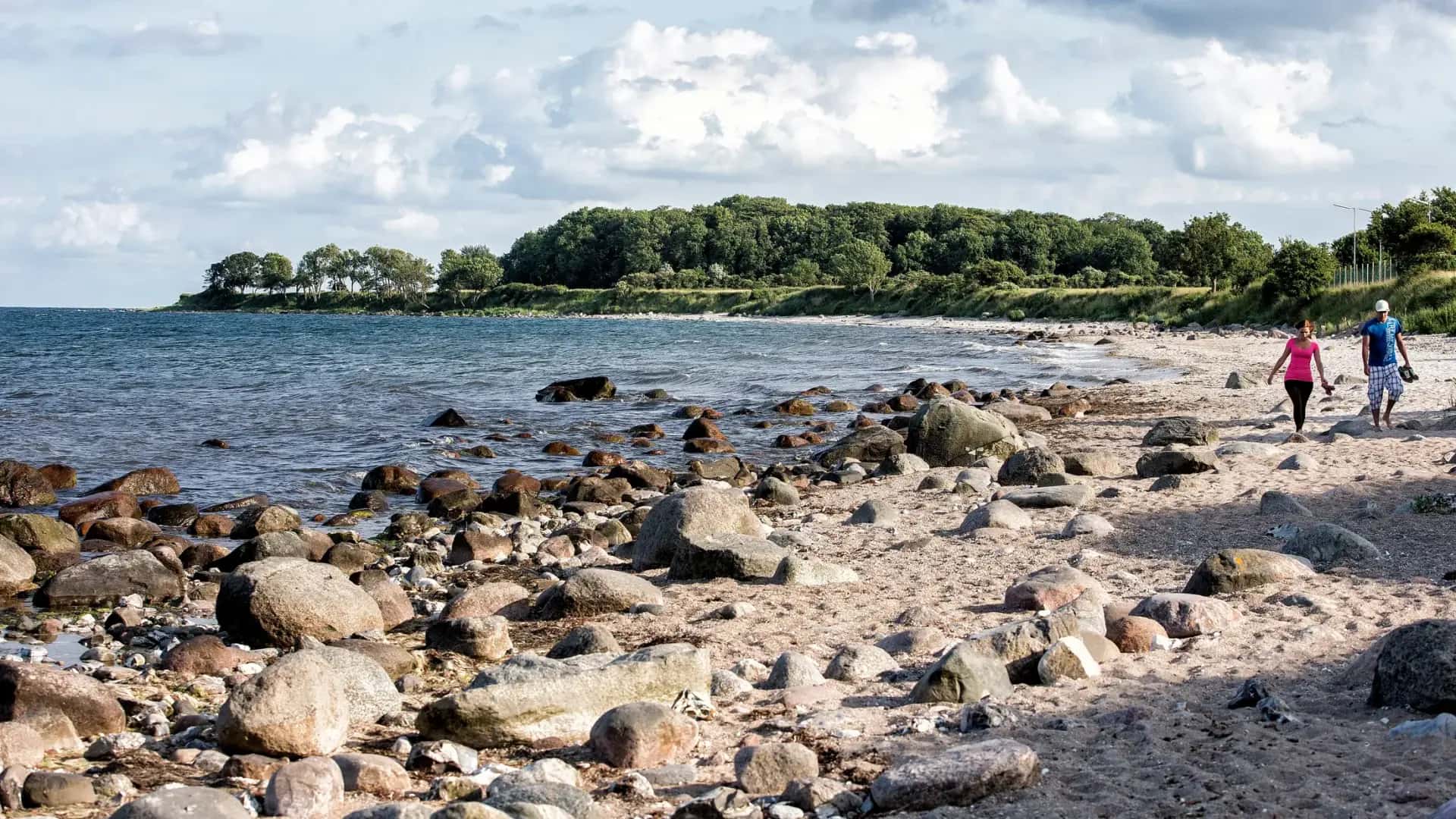 Steilküste und Strand bei Staberhuk auf Fehmarn